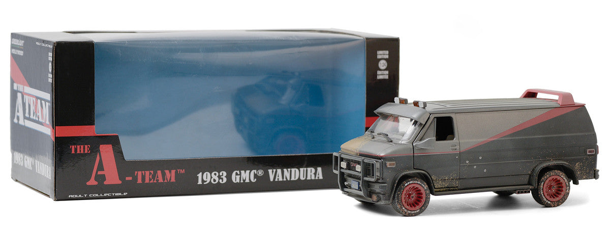 1983 GMC Vandura Van Weathered Version with Bullet Holes "The A-Team" (1983-1987) TV Series 1/24 Diecast Model by Greenlight-2