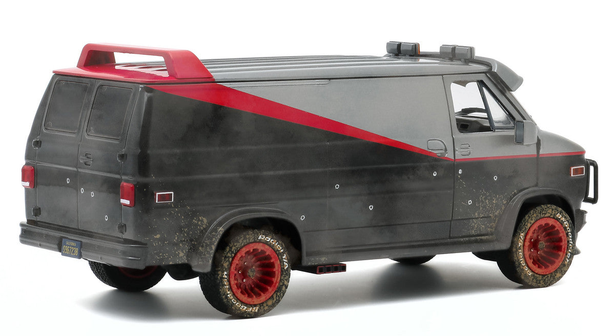 1983 GMC Vandura Van Weathered Version with Bullet Holes "The A-Team" (1983-1987) TV Series 1/24 Diecast Model by Greenlight-1