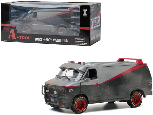 1983 GMC Vandura Van Weathered Version with Bullet Holes "The A-Team" (1983-1987) TV Series 1/24 Diecast Model by Greenlight-0