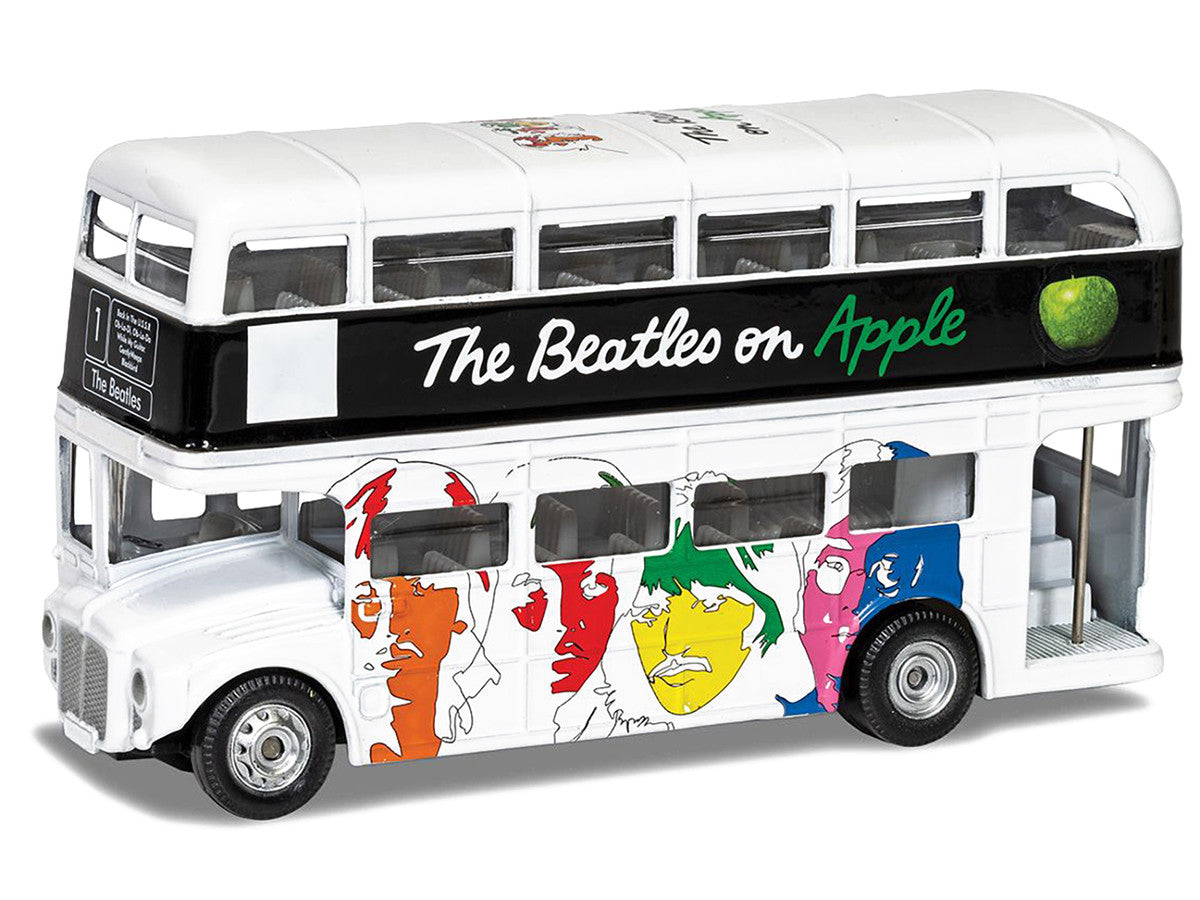 The Beatles London Double Decker Bus "The White Album" White Diecast Model Car by Corgi-1