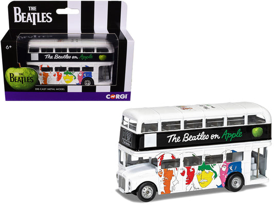 The Beatles London Double Decker Bus "The White Album" White Diecast Model Car by Corgi-0