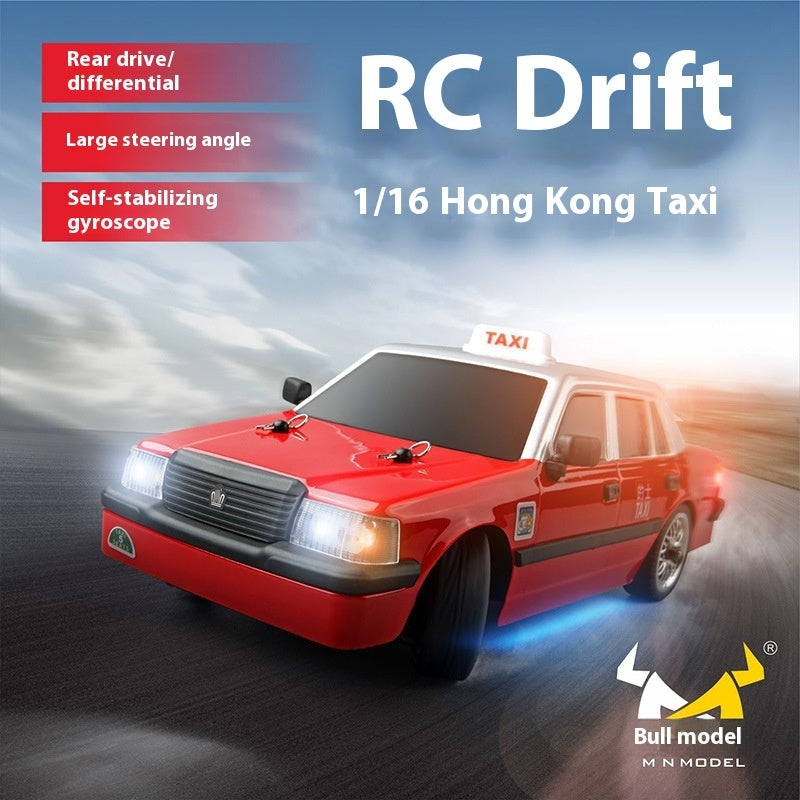 Classic Hong Kong Style RC Drift Taxi Remote Control Car-0