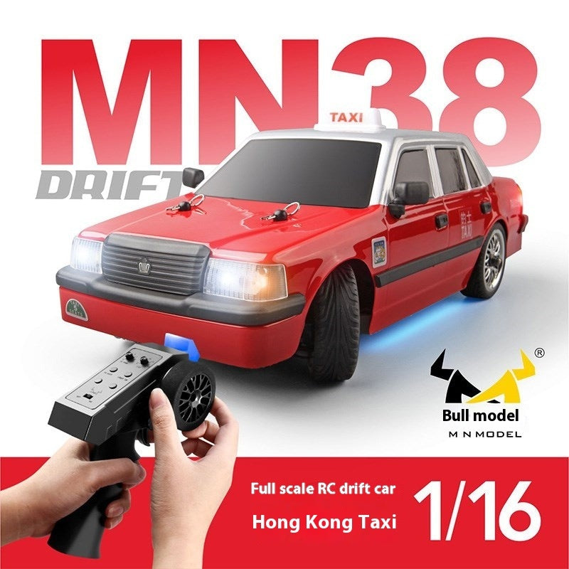 Classic Hong Kong Style RC Drift Taxi Remote Control Car-5