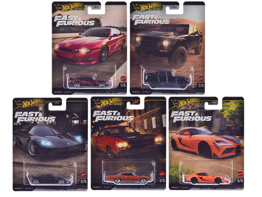 "Fast & Furious" 2025 5 piece Set L Model Cars by Hot Wheels-0